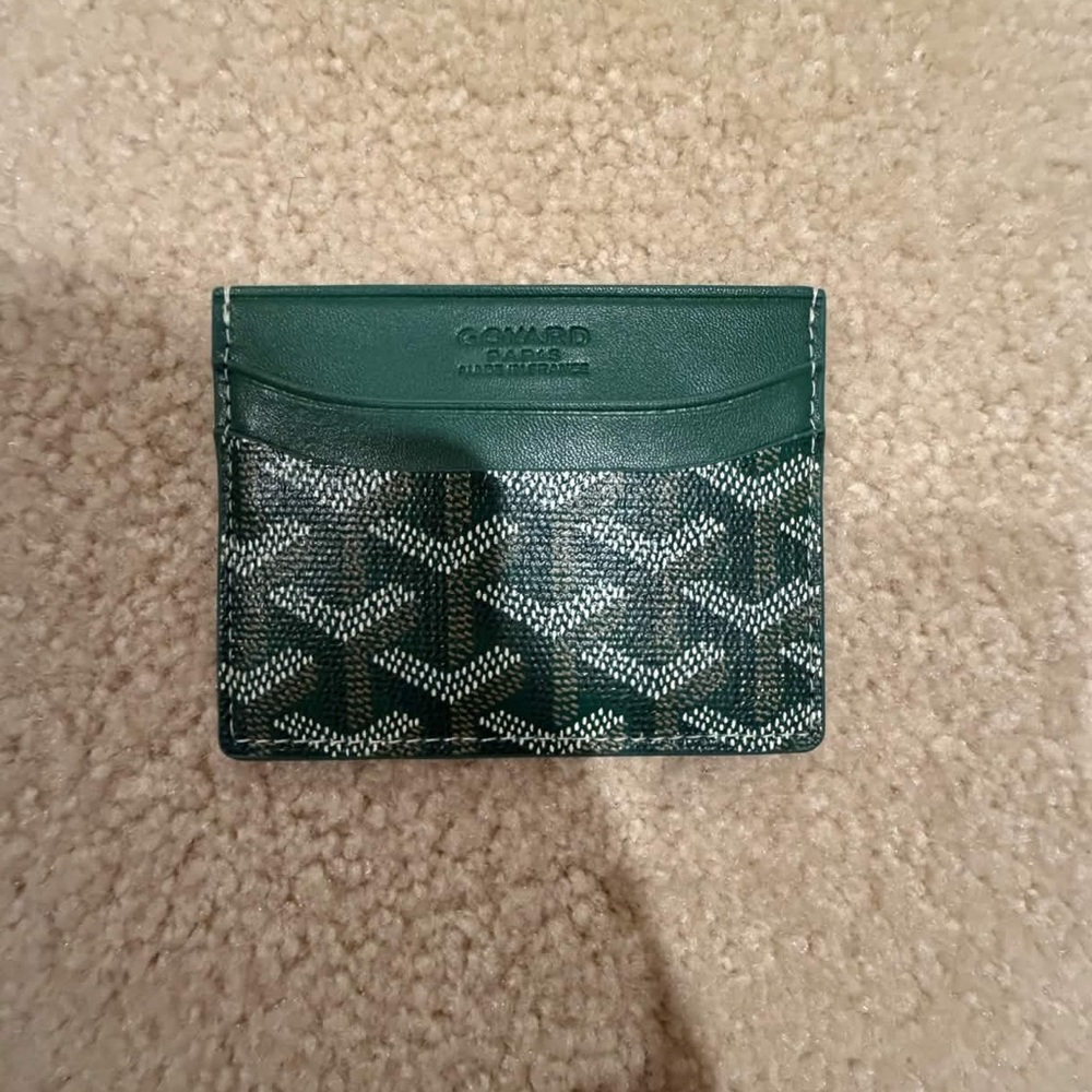 Green Goyard Card Holder | Brand New | Fast Delivery!